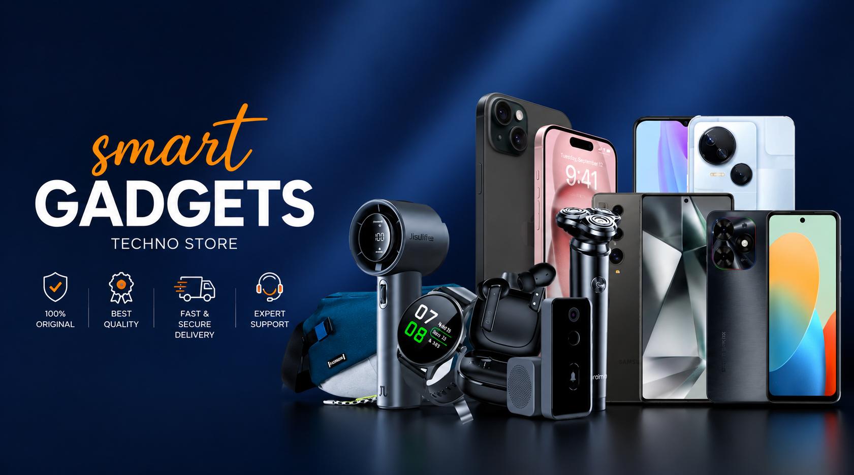 Smart gadgets techno store banner