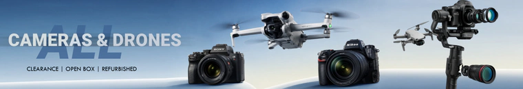 Cameras & Drones category banner