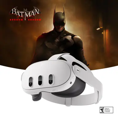Meta Quest 3 Oculus with Batman Arkham Shadow